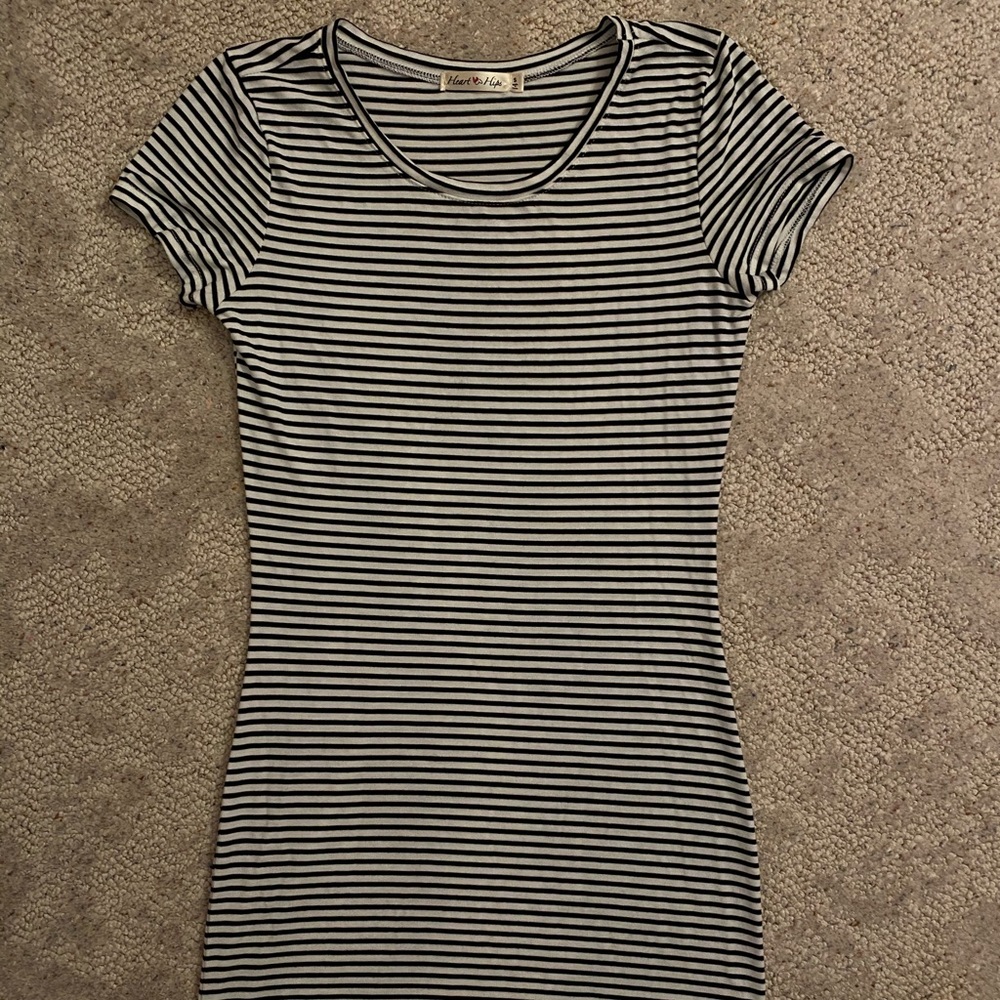 Striped Bodycon Mini Dress